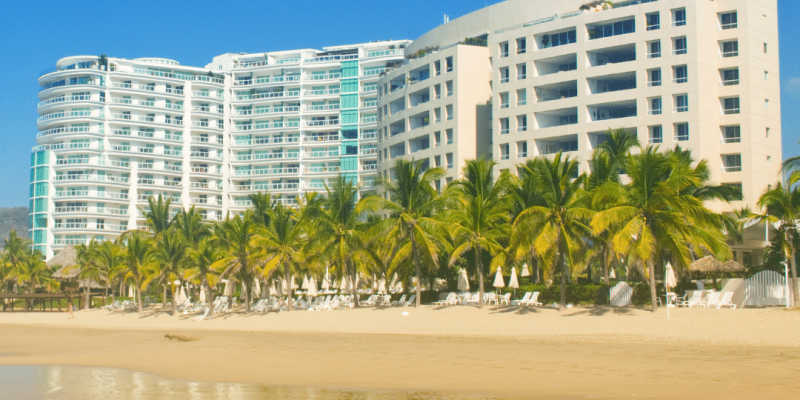 Übernachten in einen Strandhotel